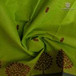 Chettinad Cotton Sarees - Lime Green SASC37426 - Image 2