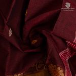 Chettinad Cotton Sarees - Maroon SASC37427 - Image 2