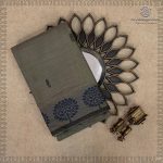 Chettinad Cotton Sarees - Grey Green SASC37428