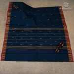 Chettinad Cotton Sarees - Dark Teal Blue SASC37435