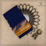 Chettinad Cotton Sarees - Dark Royal Blue SASC37436