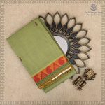 Chettinad Cotton Sarees - Pista Green SASC37437