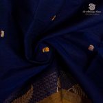 Chettinad Cotton Sarees - Dark Royal Blue SASC37436 - Image 2