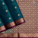 Kora Silk Cotton Sarees - Dark Teal Green SAS0037439