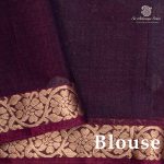 Kora Silk Cotton Sarees - Dark Teal Green SAS0037439 - Image 3