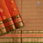 Kora Silk Cotton Sarees - Dual Shade Orange SAS0037440