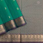 Kora Silk Cotton Sarees - Sea Green SAS0037446