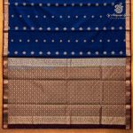 Kora Silk Cotton Sarees - Dark Royal Blue SAS0037447 - Image 4
