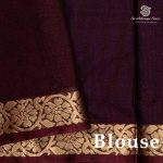 Kora Silk Cotton Sarees - Dark Royal Blue SAS0037447 - Image 3