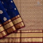 Kora Silk Cotton Sarees - Dark Royal Blue SAS0037449