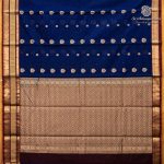 Kora Silk Cotton Sarees - Dark Royal Blue SAS0037449 - Image 4
