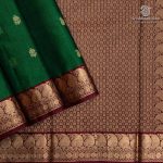 Kora Silk Cotton Sarees - Dark Green SAS0037450