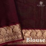 Kora Silk Cotton Sarees - Dark Green SAS0037450 - Image 3