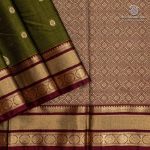 Kora Silk Cotton Sarees - Mehandi Green SAS0037451