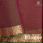Kora Silk Cotton Sarees - Rani Pink SAS0037453 - Image 3