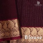 Kora Silk Cotton Sarees - Grey SAS0037454 - Image 3