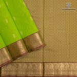 Kora Silk Cotton Sarees - Green Chartreuse SAS0037456