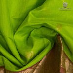 Kora Silk Cotton Sarees - Green Chartreuse SAS0037456 - Image 2