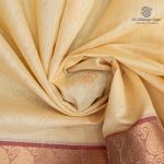 Kora Silk Cotton Sarees - Cream SAS0037458 - Image 2