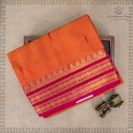Chettinad Cotton Sarees - Dual Shade Orange SASC37464