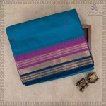 Chettinad Cotton Sarees - Peacock Blue SASC37465
