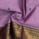 Chettinad Cotton Sarees - Pale Lavender SASC37467 - Image 2