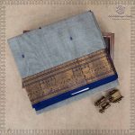 Chettinad Cotton Sarees - Bluish Grey SASC37468
