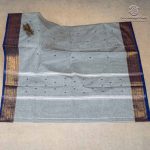 Chettinad Cotton Sarees - Bluish Grey SASC37468 - Image 3