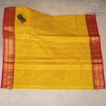 Chettinad Cotton Sarees - Mustard Yellow SASC37470 - Image 3