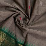 Chettinad Cotton Sarees - Greyish Beige SASC37473 - Image 2