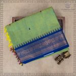 Chettinad Cotton Sarees - Dual Shade Lime Green SASC37476