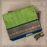 Chettinad Cotton Sarees - Lime Green SASC37482