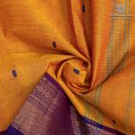 Chettinad Cotton Sarees - Mustard Yellow SASC37485 - Image 2