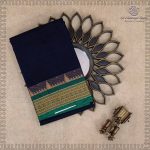 Kanchi Cotton Saree - Dark Royal Blue SASC37486