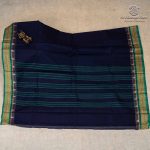 Kanchi Cotton Saree - Dark Royal Blue SASC37486 - Image 3