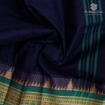 Kanchi Cotton Saree - Dark Royal Blue SASC37486 - Image 2