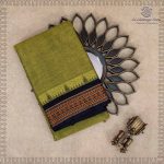 Kanchi Cotton Saree - Pea Green SASC37487