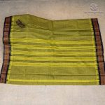 Kanchi Cotton Saree - Pea Green SASC37487 - Image 3