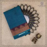 Kanchi Cotton Saree - Teal Blue SASC37488