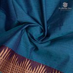 Kanchi Cotton Saree - Teal Blue SASC37488 - Image 2