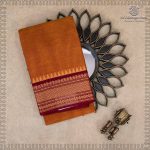 Kanchi Cotton Saree - Burnt Orange SASC37491