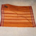 Kanchi Cotton Saree - Burnt Orange SASC37491 - Image 3