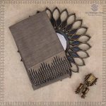 Kanchi Cotton Saree - Beigish Grey SASC37496