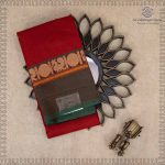 Kanchi Cotton Saree - Dark Terracotta SASC37499
