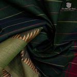 Kanchi Cotton Saree - Dark Green SASC37501 - Image 2