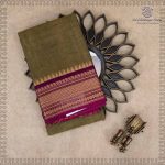 Kanchi Cotton Saree - Light Mehandi Green SASC37502
