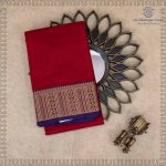 Kanchi Cotton Saree - Maroon SASC37503
