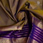 Pure Silk Sarees - Dual Shade Warm Silk Olive SASPS37505 - Image 2