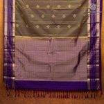 Pure Silk Sarees - Dual Shade Warm Silk Olive SASPS37505 - Image 4