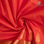 Pure Silk Sarees - Red Orange SASPS37506 - Image 2